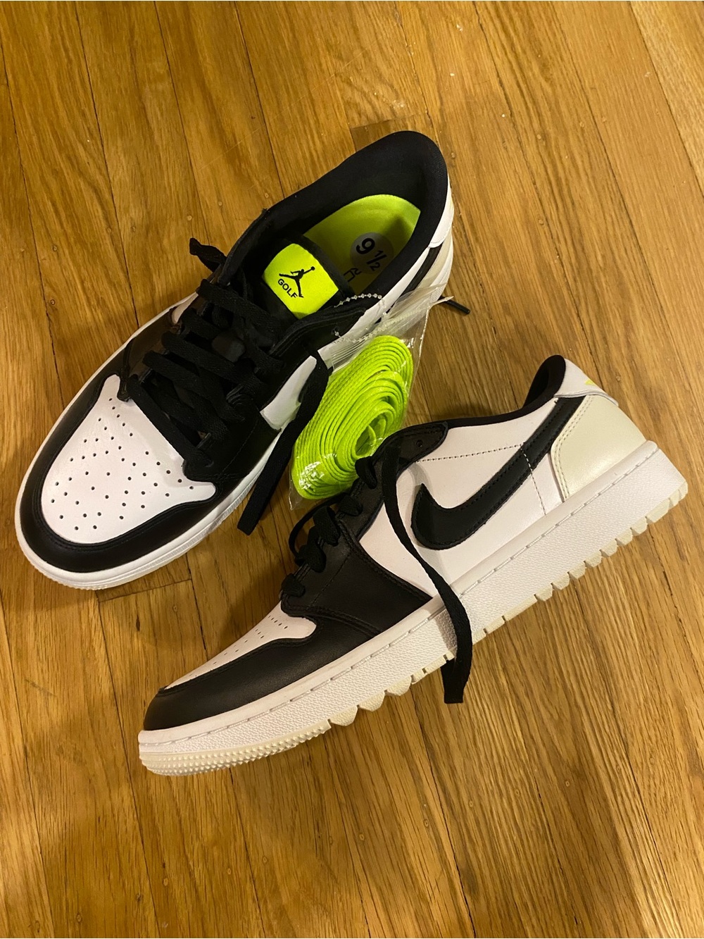 NEW Nike Air Jordan 1 Low Golf White Phantom Volt Men's